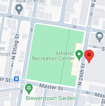 Map of Athletic Recreation Center area