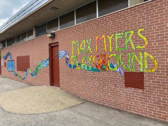 Max Myers Recreation Center Building Sign