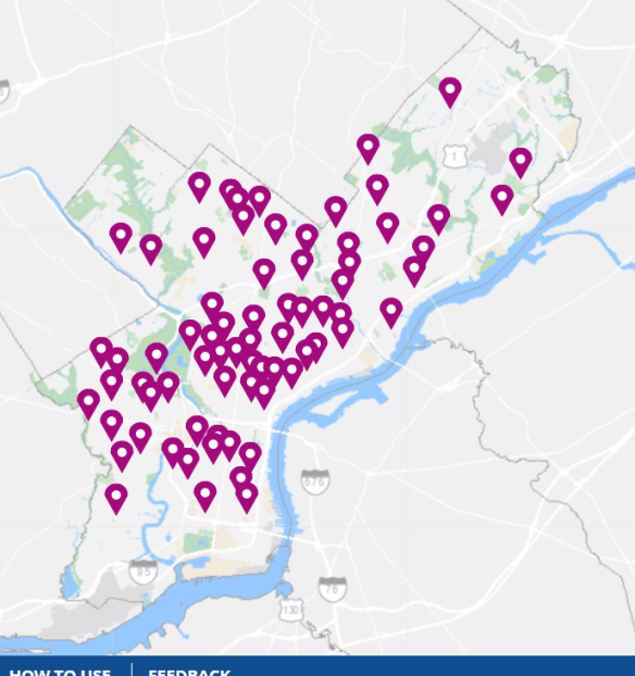 map of philadelphia poollocations