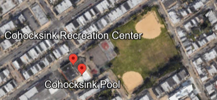 Google Earth image of Cohocksink Recreation Center & Pool